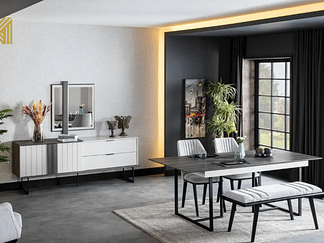 Luxe Eetkamer Set Rossano. Set Kost €2799,- Inclusief Btw!!! Levertijd 30 Dagen!!!