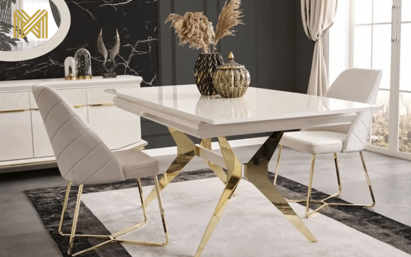 Luxe Eetkamer Set Salerno. Set Kost €2299,- Inclusief Btw!!! Verkrijgbaar in Meerdere Kleuren!!! Levertijd 30 Dagen!!! - Afbeelding 7