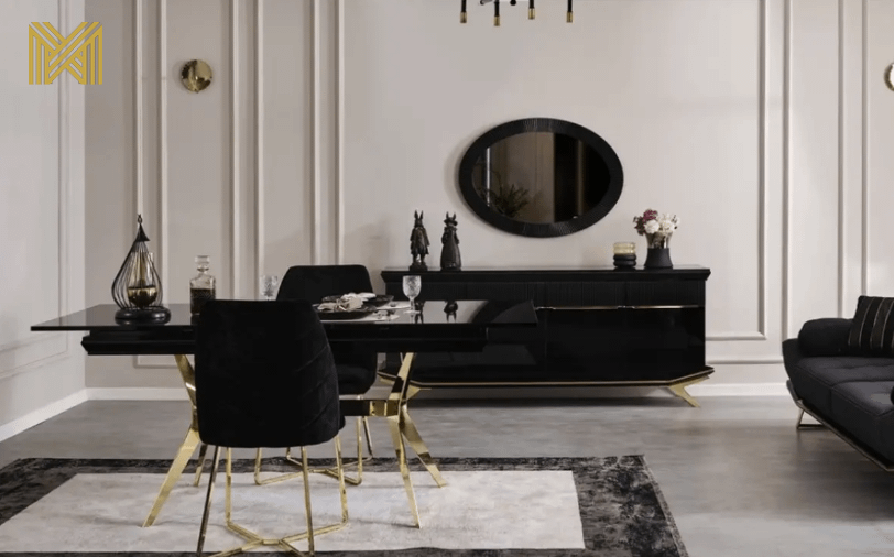 Luxe Eetkamer Set Salerno. Set Kost €2299,- Inclusief Btw!!! Verkrijgbaar in Meerdere Kleuren!!! Levertijd 30 Dagen!!! - Afbeelding 3