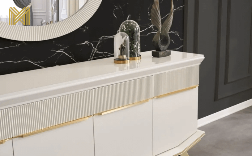 Luxe Eetkamer Set Salerno. Set Kost €2299,- Inclusief Btw!!! Verkrijgbaar in Meerdere Kleuren!!! Levertijd 30 Dagen!!! - Afbeelding 8