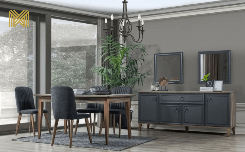 Complete Interieur Set Palermo: Luxe Velvet Bankstel 3+3+1, TV-Unit, Eetkamer Set, Slaapkamer Set...