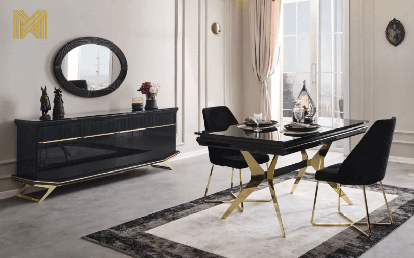 Luxe Eetkamer Set Salerno. Set Kost €2299,- Inclusief Btw!!! Verkrijgbaar in Meerdere Kleuren!!! Levertijd 30 Dagen!!!